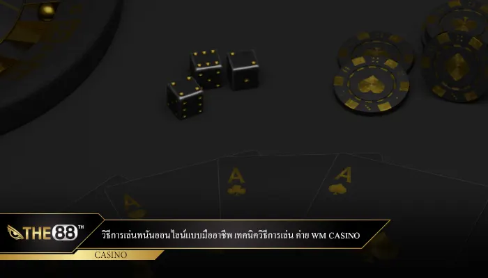 วิธีการเล่นพนันออนไลน์แบบมืออาชีพ เทคนิควิธีการเล่น ค่าย WM Casino